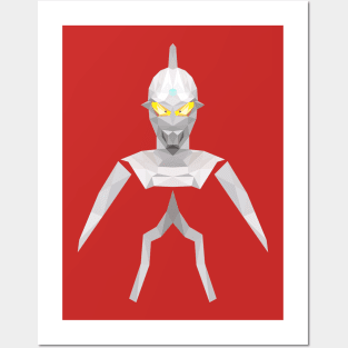 UltraSeven (Low Poly Style) Posters and Art